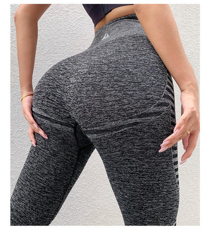Womens Seamless Stretch High Waist Capris SIZE S/M-L/XL