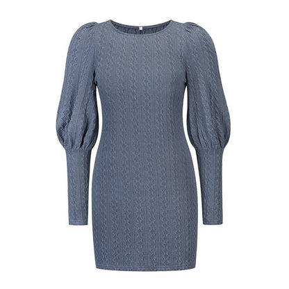 Women's Long Sleeve Bodycon Sweater Dress SIZE S-2XL