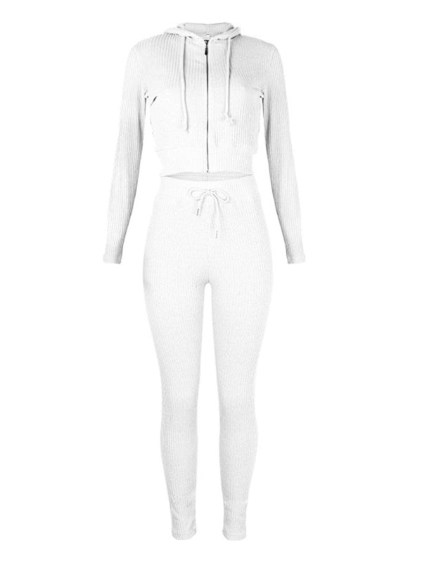 Womens Solid Color Hoodie & Pants Lounge Set SIZE S-XL